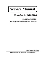 Preview for 1 page of ViewSonic G90f/B-3 Service Manual