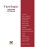Preview for 1 page of ViewSonic G90f (Finnish) Käyttöopas