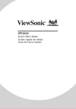 Preview for 1 page of ViewSonic IFP2410 Quick Start Manual