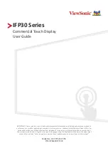 Предварительный просмотр 1 страницы ViewSonic IFP30 Series User Manual