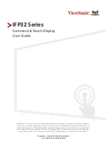 Preview for 1 page of ViewSonic IFP32 Series User Manual