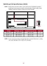 Preview for 10 page of ViewSonic IFP32 Series User Manual