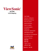 ViewSonic LCD Display VS11280 User Manual preview