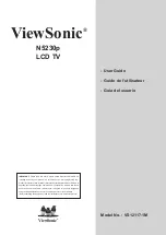 Предварительный просмотр 1 страницы ViewSonic LCD TV VS12117-1M User Manual