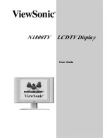 Предварительный просмотр 1 страницы ViewSonic LCDTV User Manual