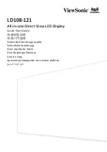 Preview for 1 page of ViewSonic LD108-121 Quick Start Manual