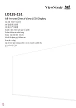 Preview for 1 page of ViewSonic LD135-151 Quick Start Manual