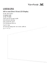 Preview for 1 page of ViewSonic LD216-251 Quick Start Manual