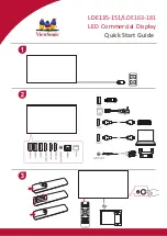 Предварительный просмотр 2 страницы ViewSonic LDE135-151 Quick Start Manual