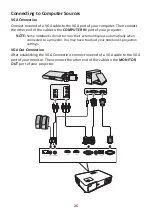 Предварительный просмотр 26 страницы ViewSonic LS600W User Manual