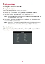 Preview for 26 page of ViewSonic LS920WU User Manual