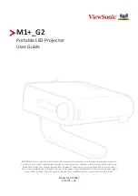 Preview for 1 page of ViewSonic M1+ G2 User Manual