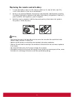 Preview for 13 page of ViewSonic M1 VS17337 User Manual