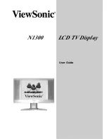 Предварительный просмотр 1 страницы ViewSonic N1300 User Manual