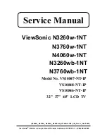 ViewSonic N3260w-1NT Service Manual предпросмотр