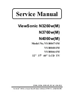 ViewSonic N3260wM Service Manual предпросмотр