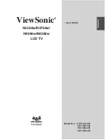 Preview for 1 page of ViewSonic N3266w User Manual