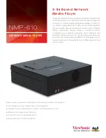 ViewSonic NMP-610 Specifications preview