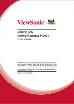 ViewSonic NMP309-W User Manual preview