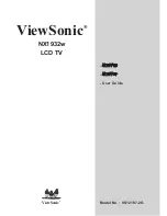 Предварительный просмотр 1 страницы ViewSonic NX1932W - DiamaniDuo - 19" LCD TV User Manual