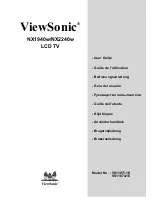 ViewSonic NX1940w User Manual предпросмотр