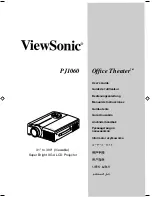 ViewSonic Office Theater PJ1060 User Manual preview