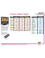 Preview for 1 page of ViewSonic Optiquest Q170b Specifications