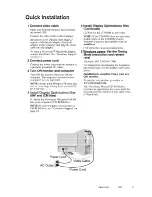 Preview for 7 page of ViewSonic Optiquest Q51B User Manual