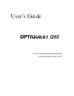 Preview for 2 page of ViewSonic Optiquest Q53 User Manual