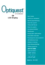 Предварительный просмотр 1 страницы ViewSonic Optiquest Q9 User Manual