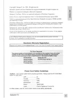 Preview for 2 page of ViewSonic Optiquest V73 User Manual