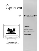 Preview for 1 page of ViewSonic Optiquest Z50 User Manual