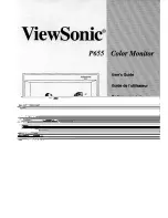 Preview for 1 page of ViewSonic P655 User Manual