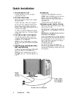 Предварительный просмотр 5 страницы ViewSonic P70f User Manual