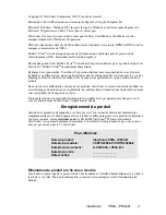 Preview for 3 page of ViewSonic P95f+ (French) Manual De L'Utilisateur