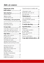 Preview for 6 page of ViewSonic PA500S User Manual