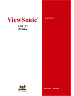 Предварительный просмотр 1 страницы ViewSonic PC mini 132 Manual