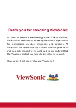 Предварительный просмотр 2 страницы ViewSonic PD0711 User Manual