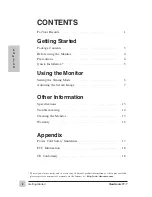 Preview for 3 page of ViewSonic PerfectFlat PF77 User Manual