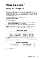 Preview for 6 page of ViewSonic PF790 - 19" CRT Display User Manual