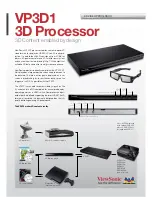 ViewSonic PGD-250 Specification Sheet предпросмотр