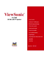 ViewSonic PJ106D User Manual предпросмотр