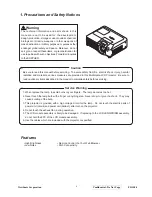 Preview for 4 page of ViewSonic PJ1158-1 Service Manual