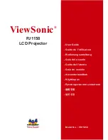 ViewSonic PJ1158 - XGA LCD Projector (Portuguese) Guia Do Usuário предпросмотр