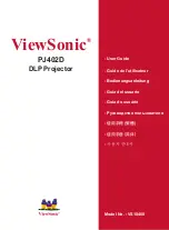 Предварительный просмотр 1 страницы ViewSonic PJ402D User Manual