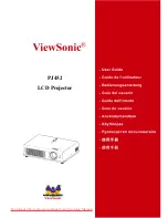 ViewSonic PJ452 - LCD XGA Projector-4.9LBS User Manual предпросмотр