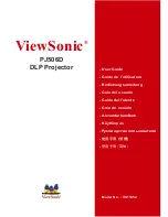 ViewSonic PJ506D - SVGA DLP Projector (German) Bedienungsanleitung preview