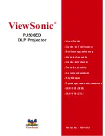 Предварительный просмотр 1 страницы ViewSonic PJ506ED User Manual