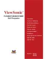 Preview for 1 page of ViewSonic PJ508D User Manual