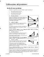 Preview for 13 page of ViewSonic PJ513D (Italian) Guida Dell'Utente